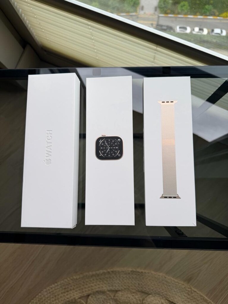 Apple Watch Series 11 GPS + Cellular, 42 mm Altın Rengi-SIFIR - 5