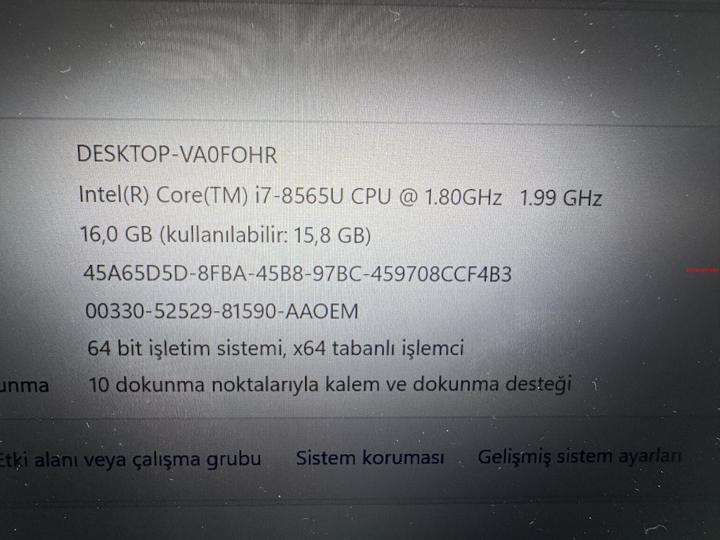 HP ELİTBOOK X360 İ7 8. NESİL 16 GB RAM 256 NVME - 5