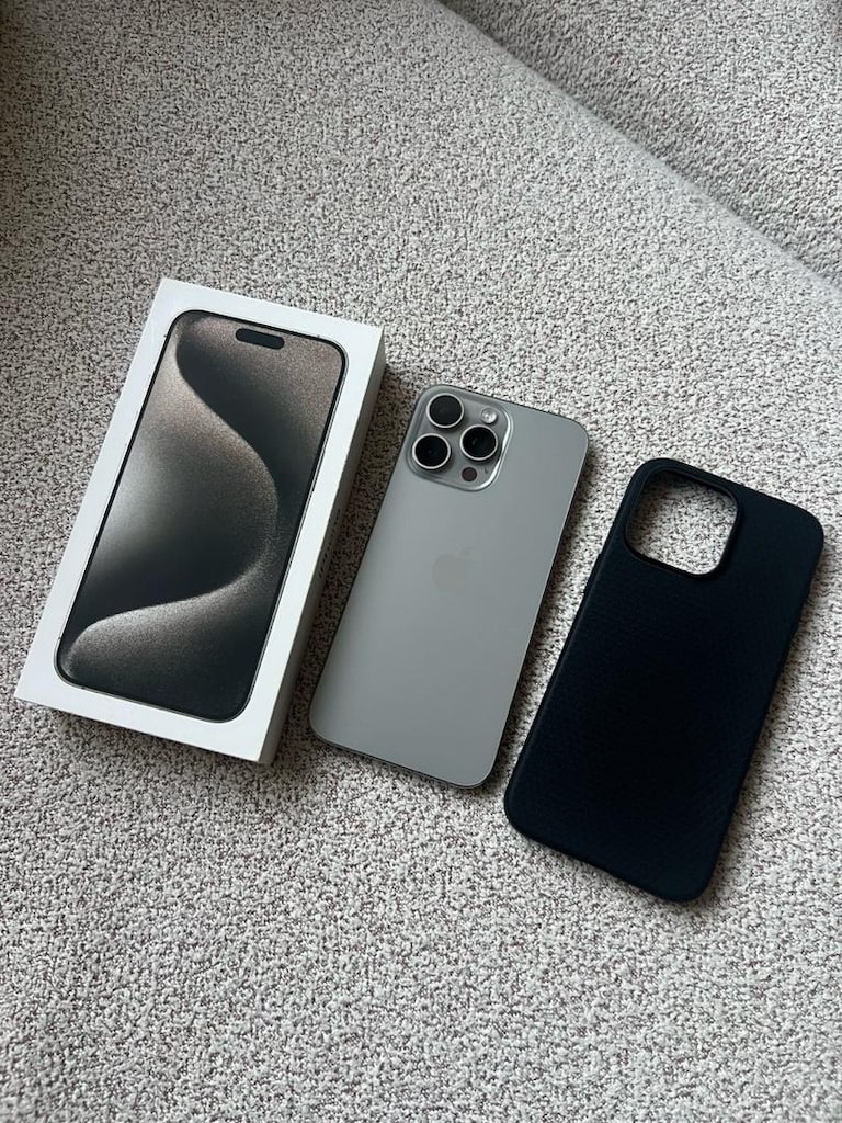 iPhone 15 Pro Max 256 GB Naturel Kvk