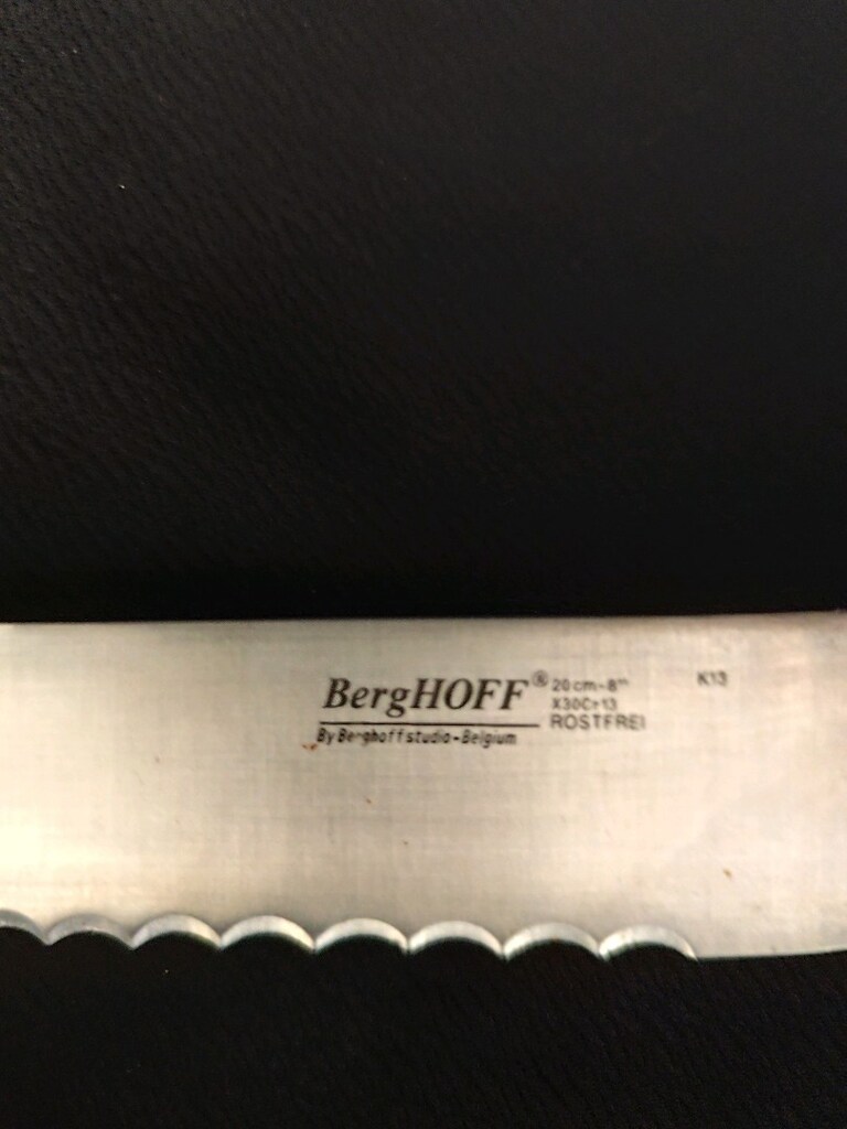 ROSTFREI By Berghoff Tırtıklı Bıçak BergHOFF 20 cm-8 X300+13 ROSTFREI - 2