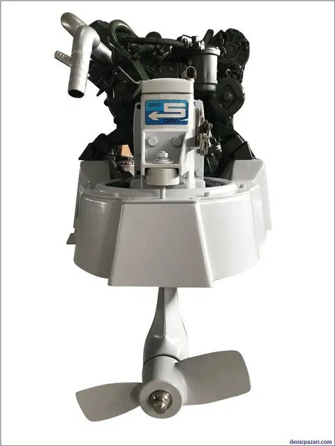 Deniz motoru Volvo Penta dizel 7,5 hp MD5a ve S drive kuyruğu dahil