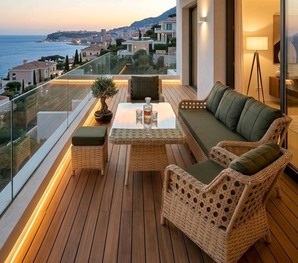 rattan koltuk takımı, bahçe balkon mobilyasi - 7