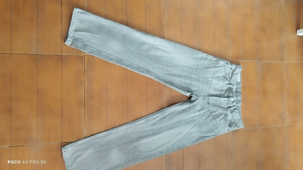 #Zara jeans pantolon  Eni çekilince 44 Boyu 107 Paça 20 ??? - 6