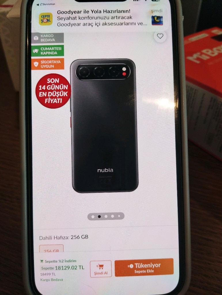 NUBİA AİR 256 GB - 6