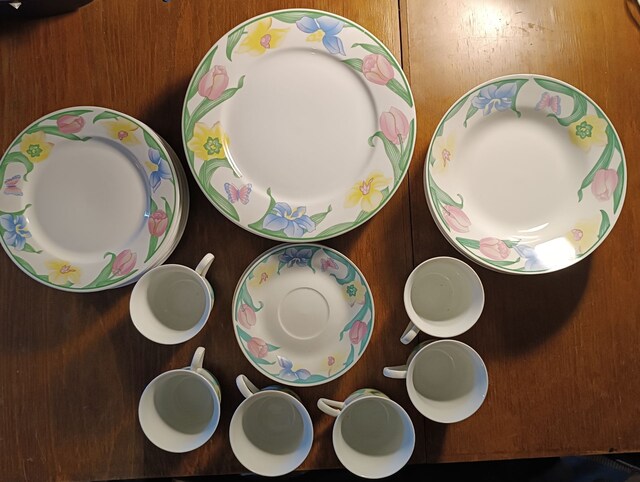Porselen yemek takımı - 6 kişilik - 30 parça