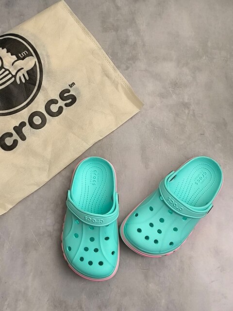 sıfır&paketli Crocs Bayaband Çocuk Terlik -YAN BANT AÇILMAMA GARANTİLİ