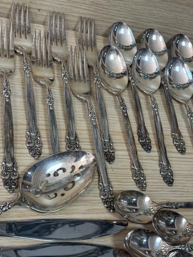 Antika çatal kaşık bıçak seti - 4
