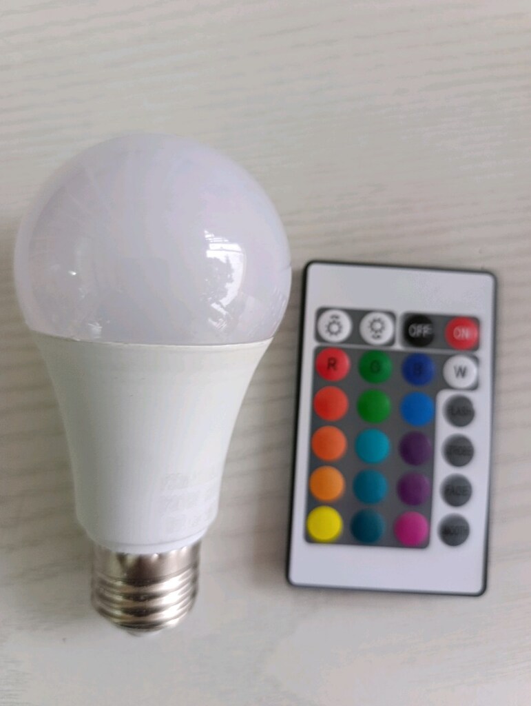 RGB LED kumanda lı ampul - 8