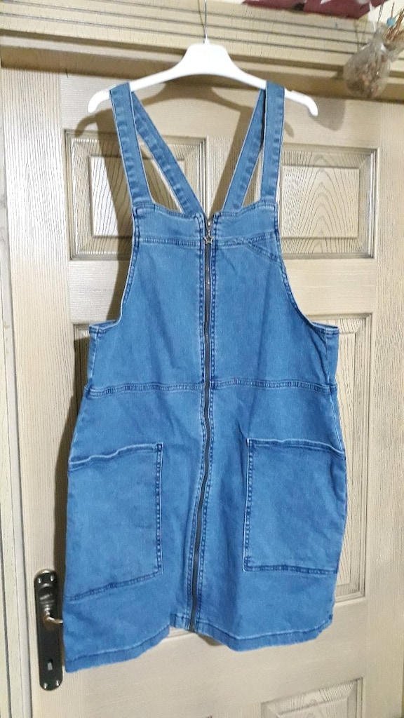 regular fit kot askılı etek 42. beden
