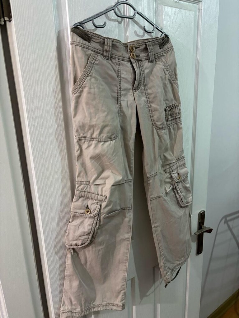 Dsquared2 Vintage Kadın Kargo Pantolon S Beden - 2