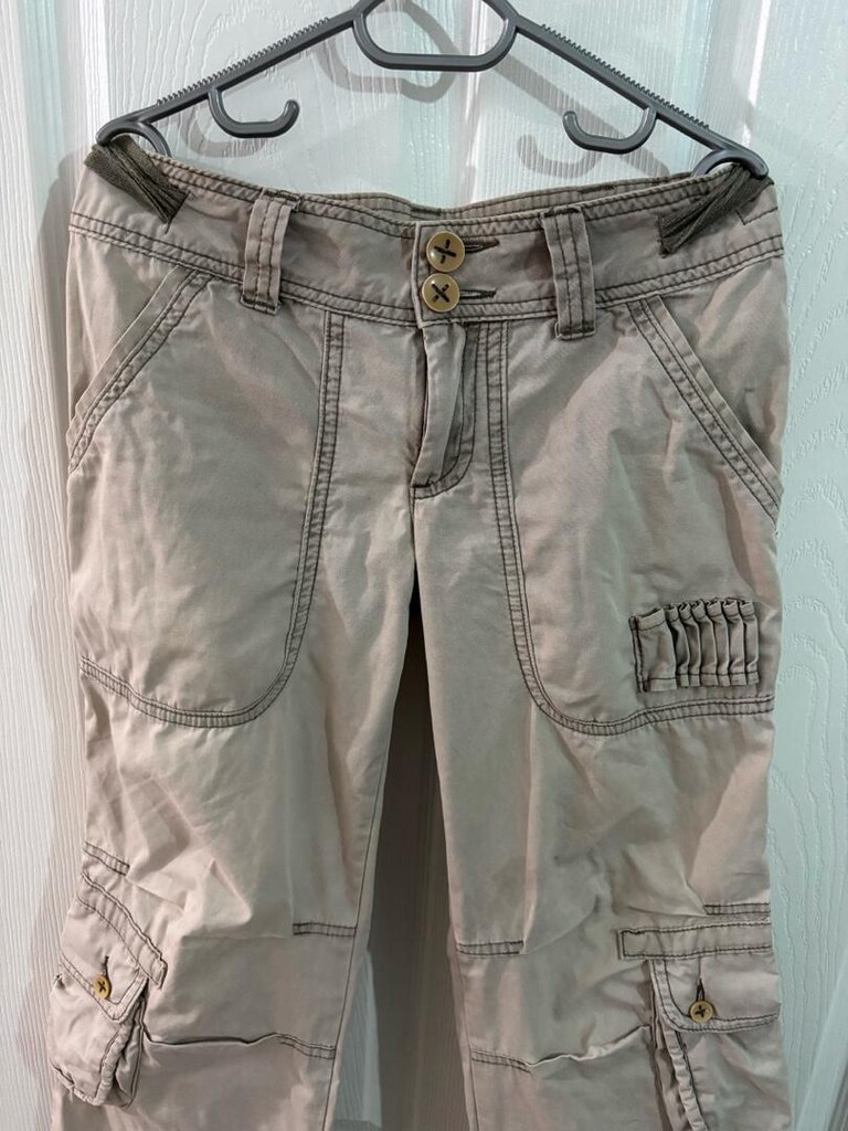Dsquared2 Vintage Kadın Kargo Pantolon S Beden - 4