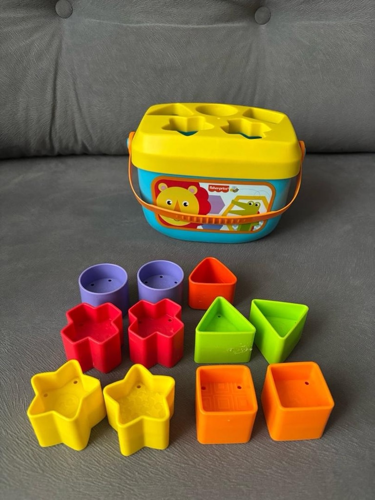 Fisher Price Renkli Bloklar - Bul Tak oyuncağı - Shapes Sorter - 3