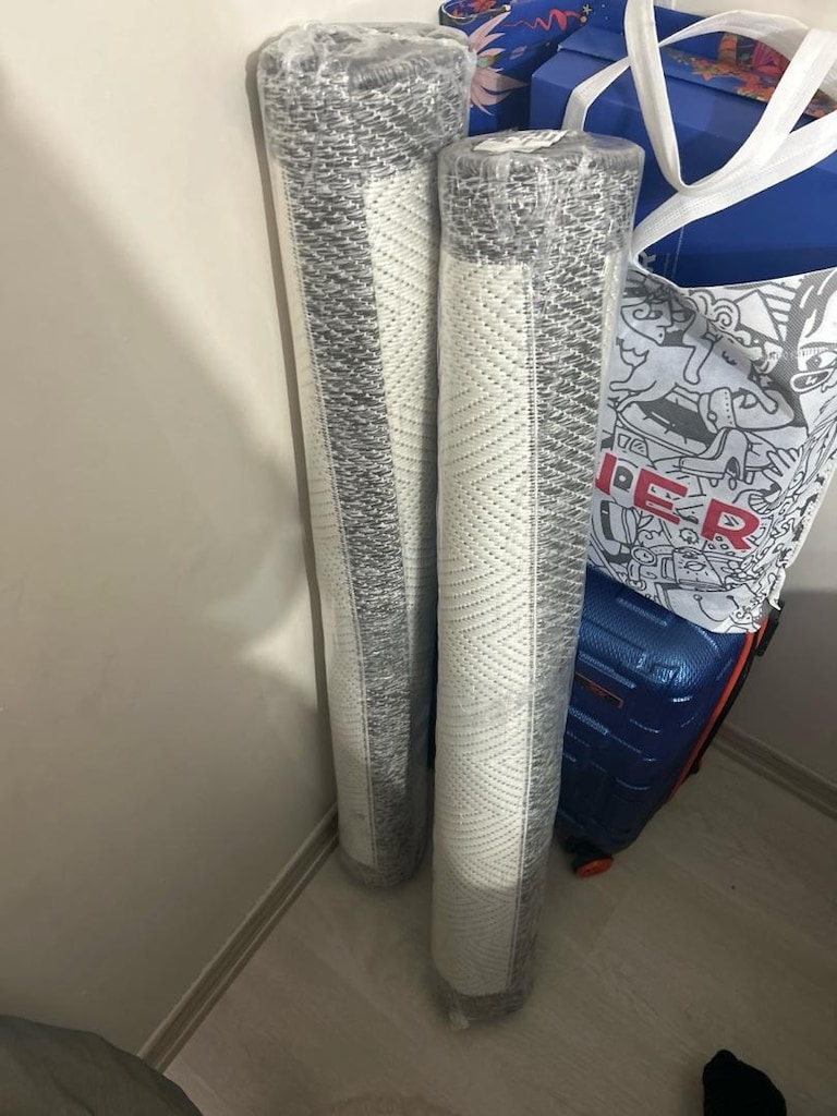 1*3 sisal halı yolluk 2 adet paketli sıfır etiketli - 6