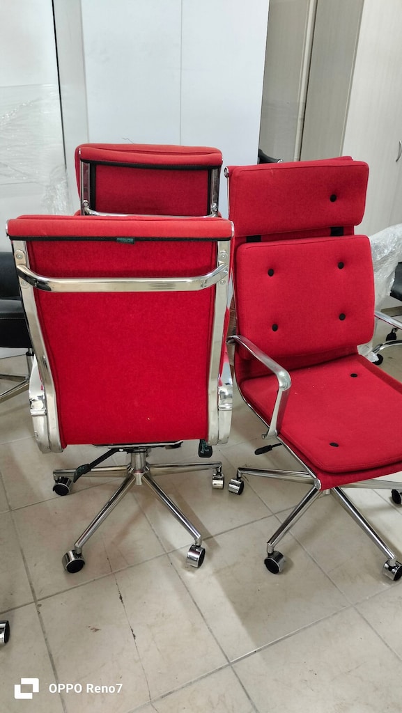 DEKOR BÜRO MOBİLYALARI KIRMIZI YÖNETİCİ KOLTUĞU İKİNCİ EL - 2
