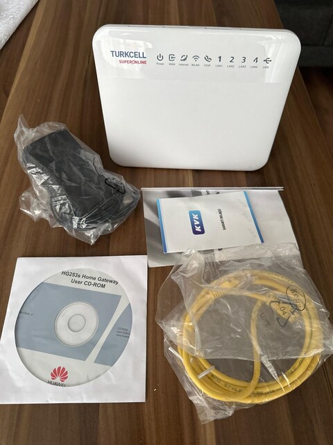 Sıfır ayarında HUAWEI Hg253s ROUTER FİBER MODEM 5Ghz