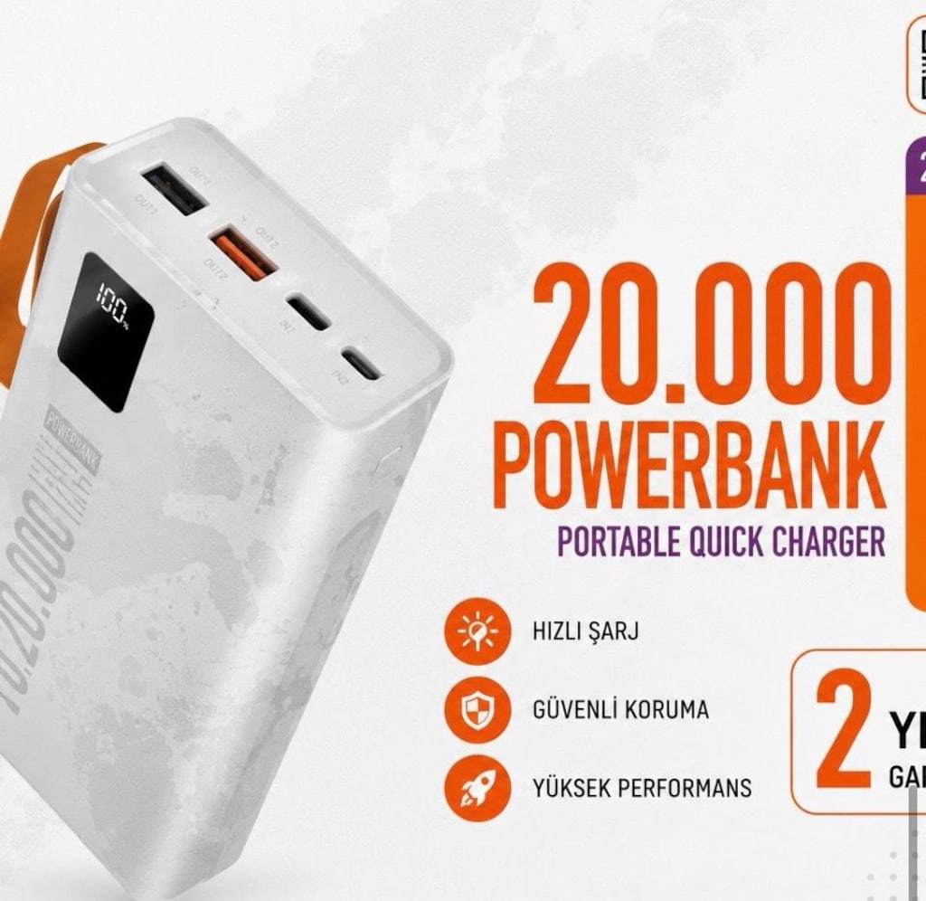 20.000’LİK POWERBANK