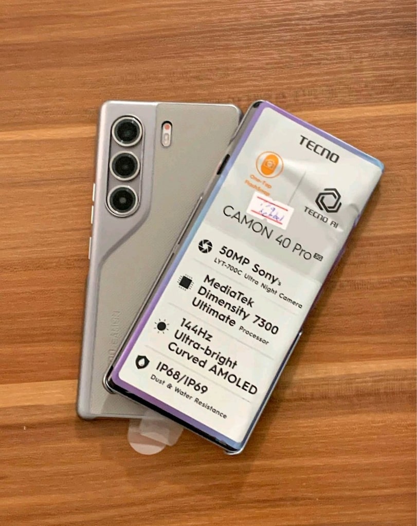 tecno camon 40 pro 4 g sıfır cihaz renkleri mevcut 256 GB hafıza 8 ram - 5