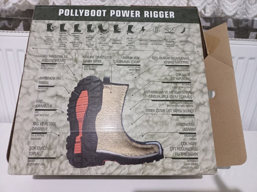 Polly Boot Power Rigger İŞ / AVCI ÇİZMESİ -50 DERECE SOĞUĞA DAYANIKLI - 4