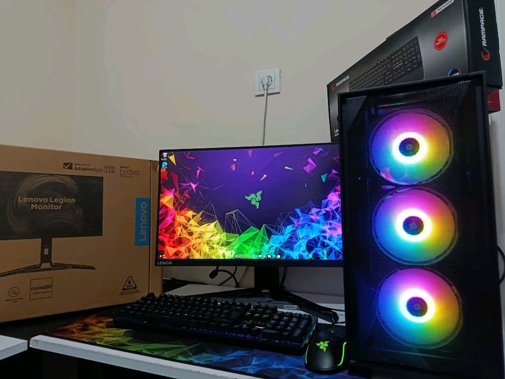 RYZEN 7 5700/4060Tİ/16/500/240 HZ MONİTÖR HER ŞEY DAHİL GAMİNG SET - 6