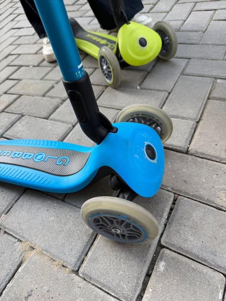 3in1 Globber Go Up Deluxe 3 Tekerlekli Katlanabilir Mavi Scooter - 5