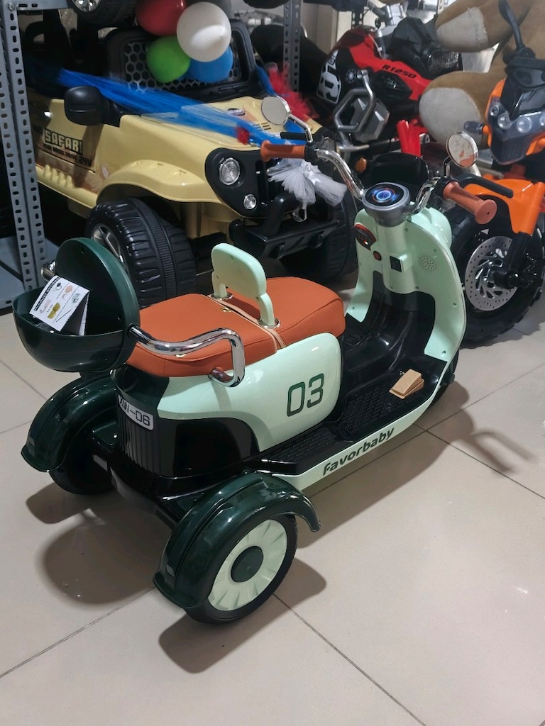 YENİ ÜRÜN 2026 2 KİŞİLİK VESPA 12+12 KUMANDALI&MANUEL AKÜLÜ ARABA SCTR - 5