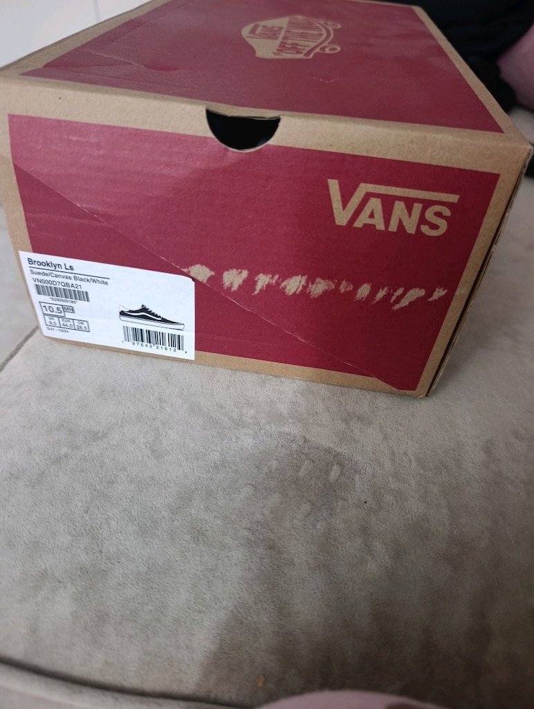 Erkek VANS BROOKLYN LS (SİYAH / BEYAZ) 44 numara - 2