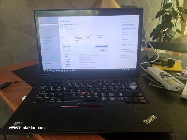 lenova core i7 thinkpad dokunmatik ekrab