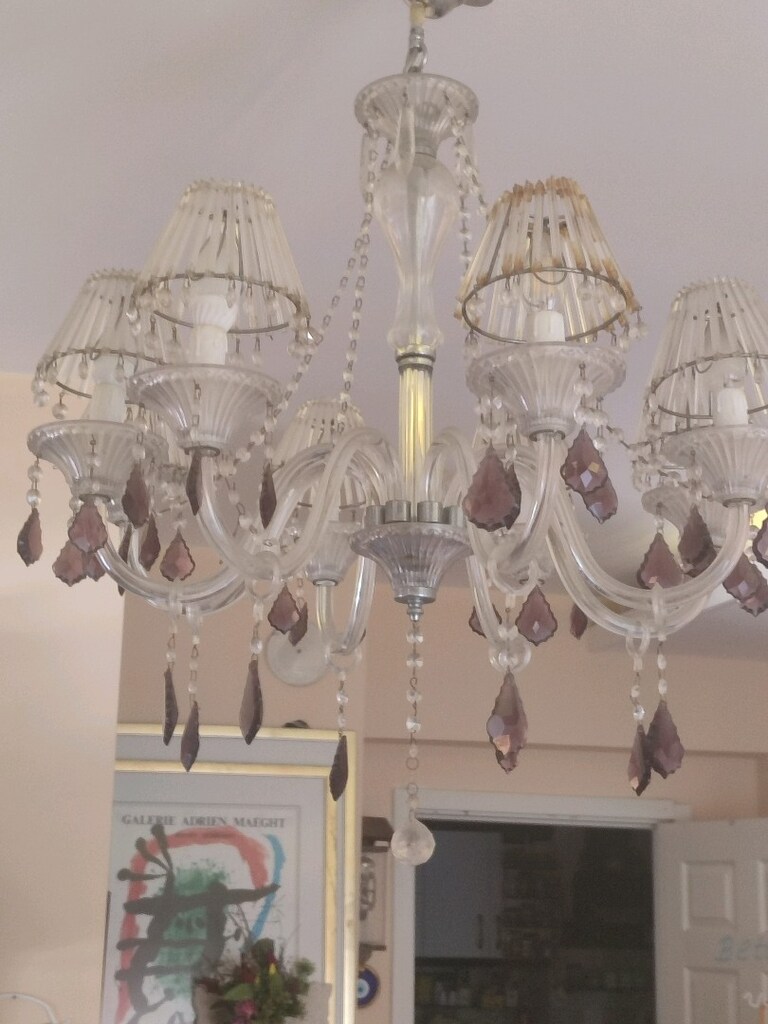 Almira 8 lı cam Avize - 2