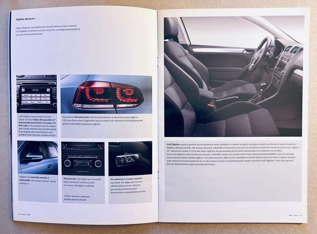Volkswagen Golf Broşür. - 6