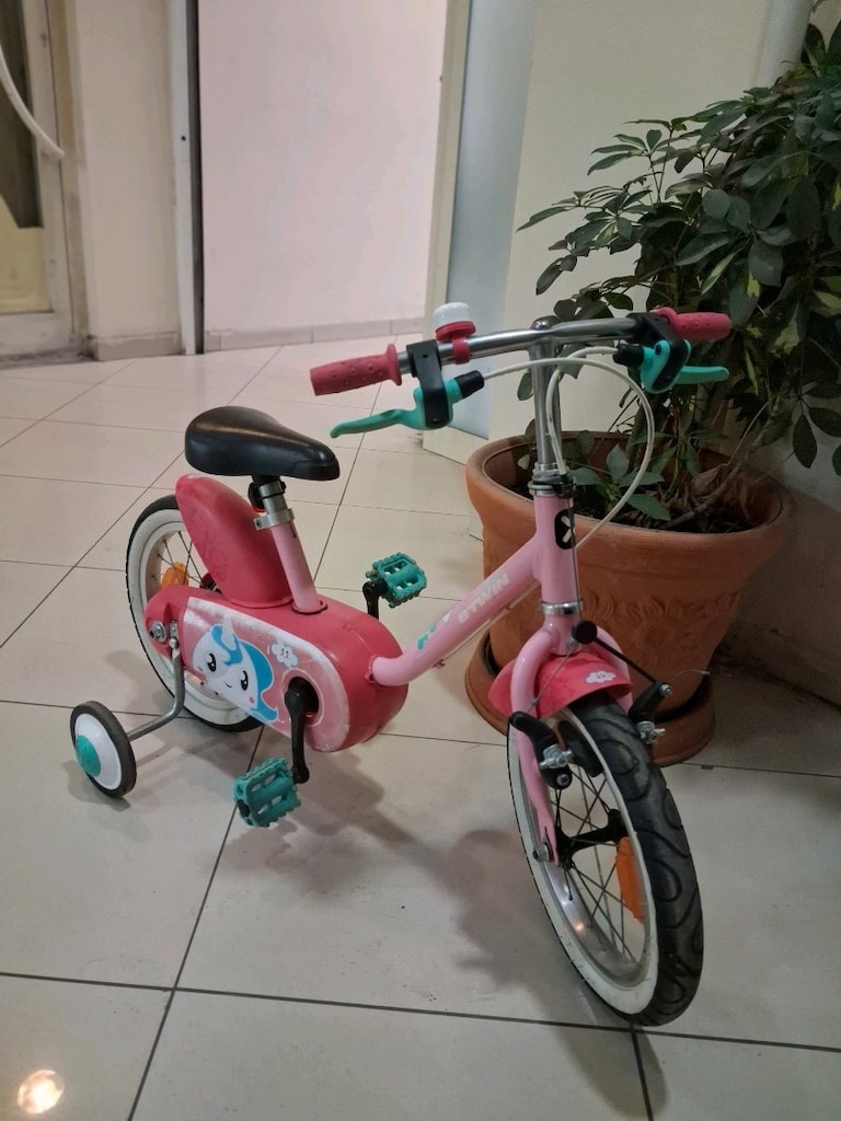 BTWIN 14 JANT ÇOCUK BİSİKLETİ ÜRÜN SİFİR GİBİ ÇOK TEMİZDİR - 4
