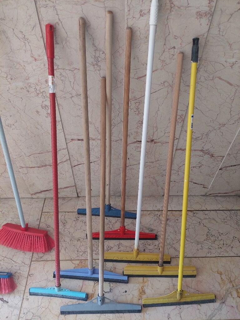 Saplı fırça ve . çekpas çeşitleri. Küçük çekpas. Küçük faraş süpürge. - 8