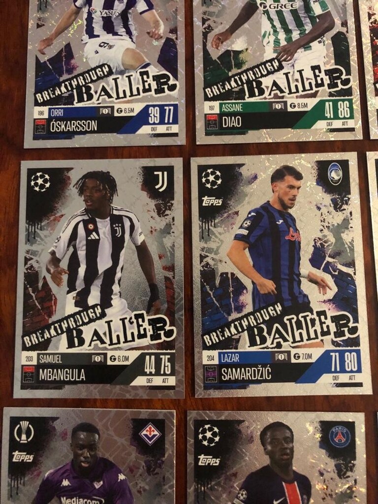 Match attax extra 24/25 breakthrough baller lot - 4