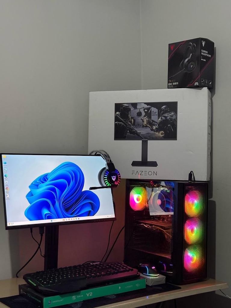 TERTEMİZ 165HZ MONİTÖRLÜ RX5600XT EKRAN KART,16GB RAM'Lİ RYZEN 5 - 2