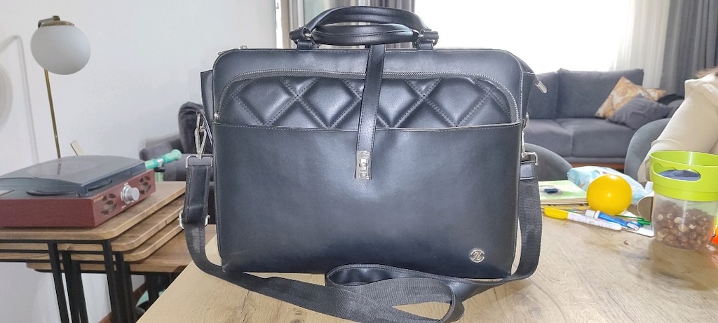 Unisex 15 & 15.6 Inç Laptop Evrak Avukat Çantası - 2
