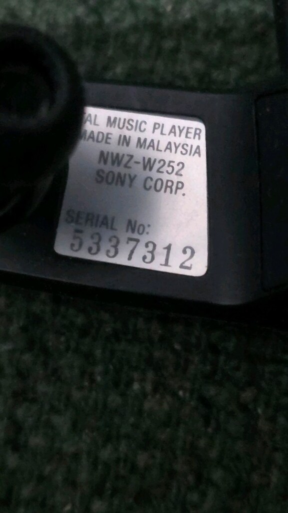 Sony mwz-w252 walkman kulak içi mp3 çalar - 3