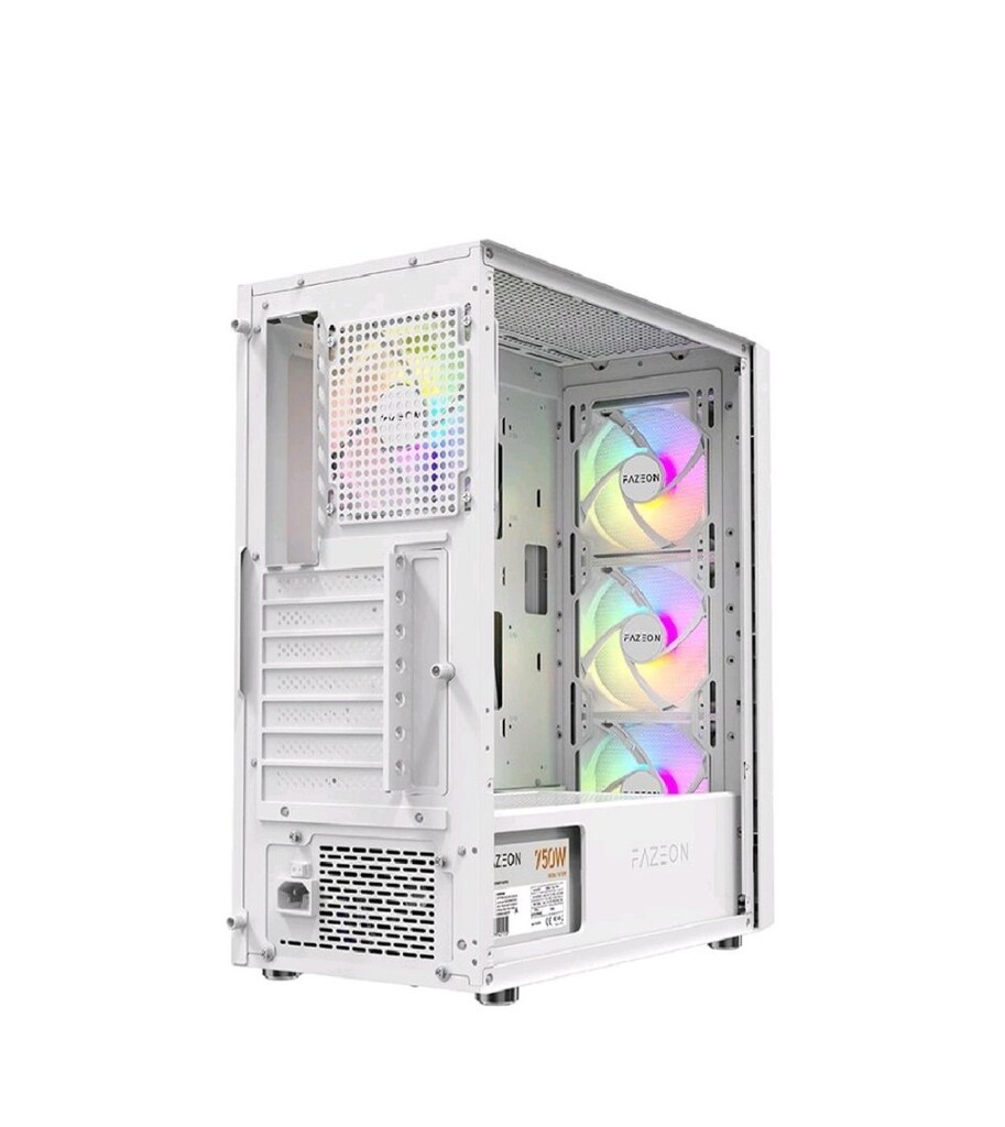 SIFIR.FAZEON F11 750W 80PLUS BRONZE 4x120mm RGB Fanlı ATX Beyaz Kasa - 2