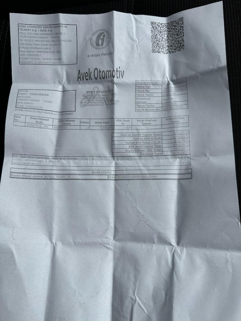 passat kapı fitili orijinal parça - 5