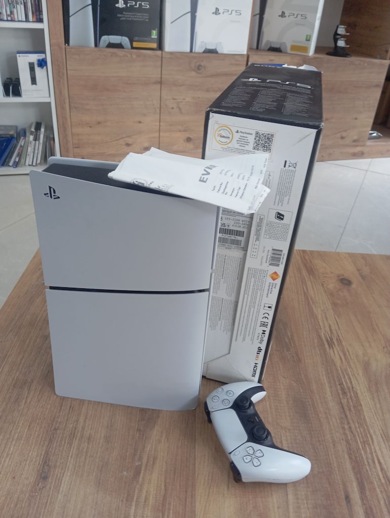 BİLKOM SONY TÜRKİYE 21 AY GARANTİLİ PS5 SLİM DİGİTAL SON SERİ 1KOL - 6