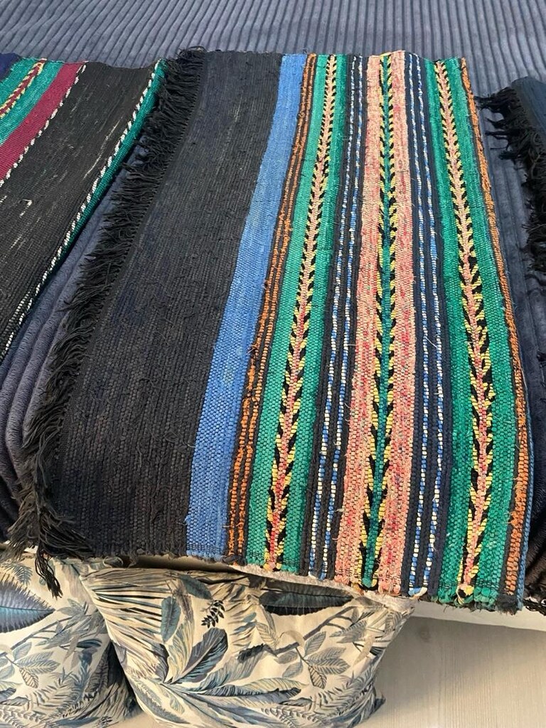 3 adet el emeği 45 yılık yoluklar 3 er metre uzunlunda - 3