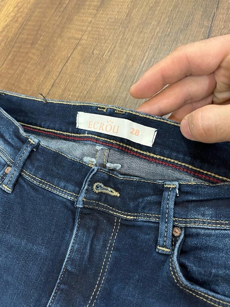 Ecrou Marka Taşlanmış Kot Pantolon - 2