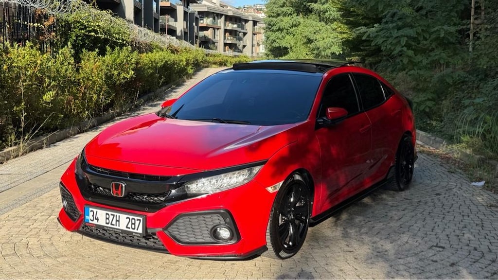değişensiz civic 1.5 sport plus kırmızı cam tavan - 2