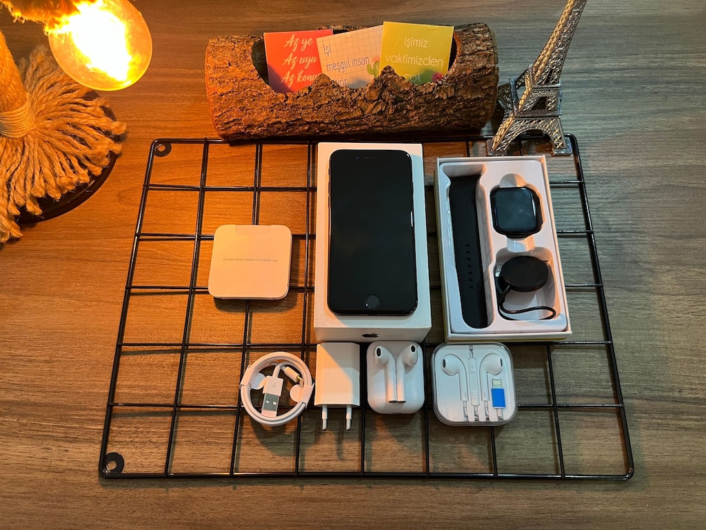 FULL AKSESUARLI İPHONE SE 2.NESİL SPACE GRAY - 4