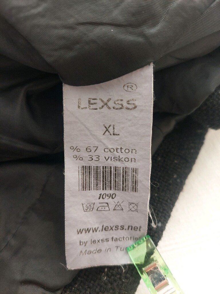 LEXSS bayan apoletli beyaz desenli kaban - 13