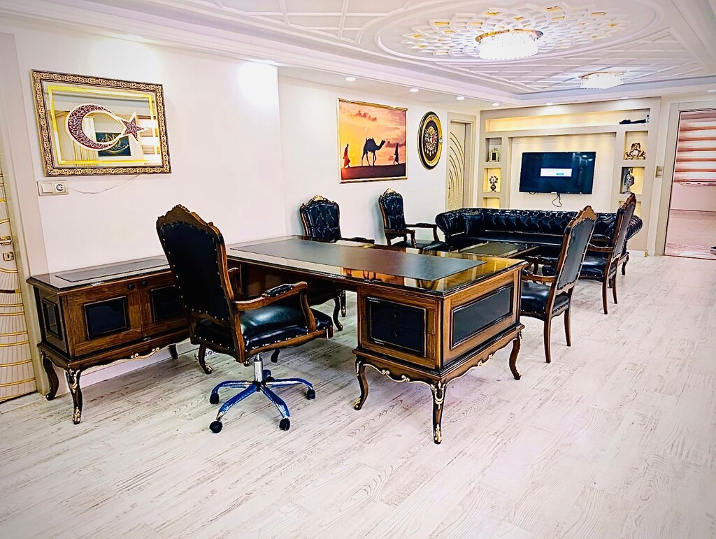 GAZİANTEP NET OFİS MOBİLYA OTTO MAKAM TAKIMI LUXRY FULL SET !!! - 6