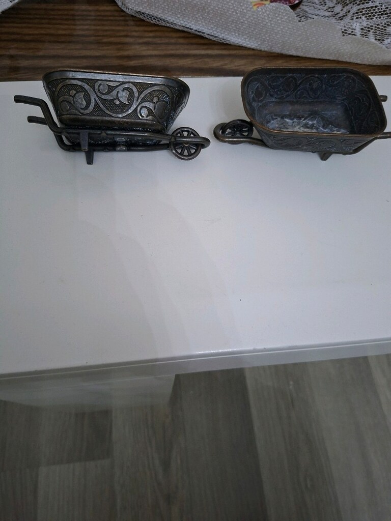 kalemlik ve el arabası bıblo - 5