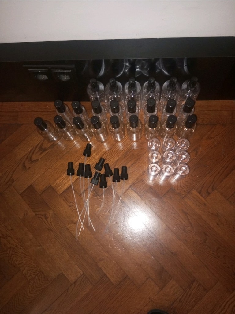 Şeffaf Plastik Pet Spreyli Şişe - 2