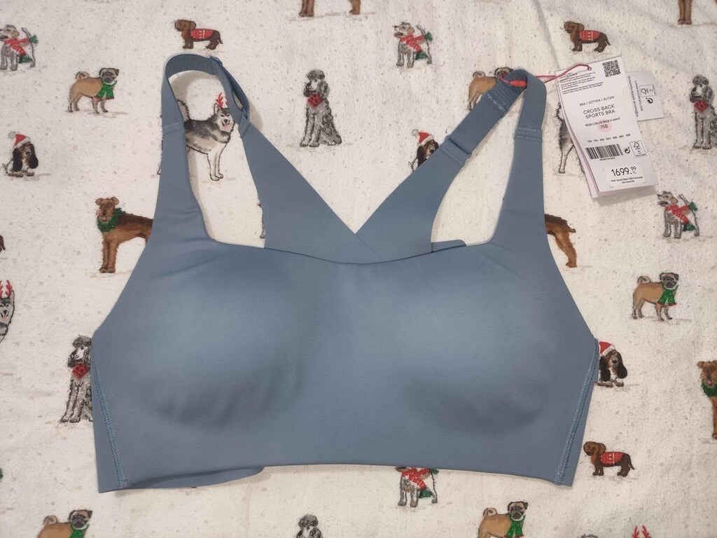 Penti Mavi Stretch360 Kaydırmaz Askılı Cross Back Spor - 5
