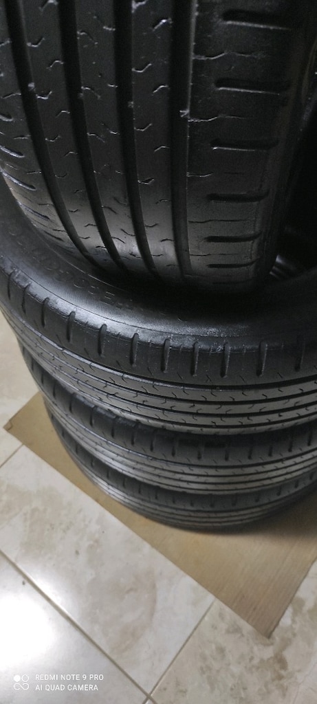 195/55/16 YAZLIK LASTİKLER CONTİNENTAL MARKA 4 ADET FİYATI TOPLAM 2150 - 6