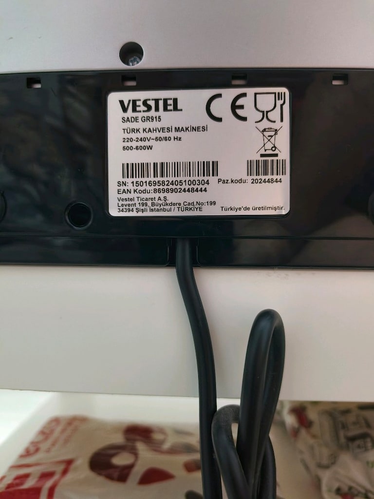 Vestel Sade Közde Türk Kahvesi Makinesi - Sıfır Ayarında - 10