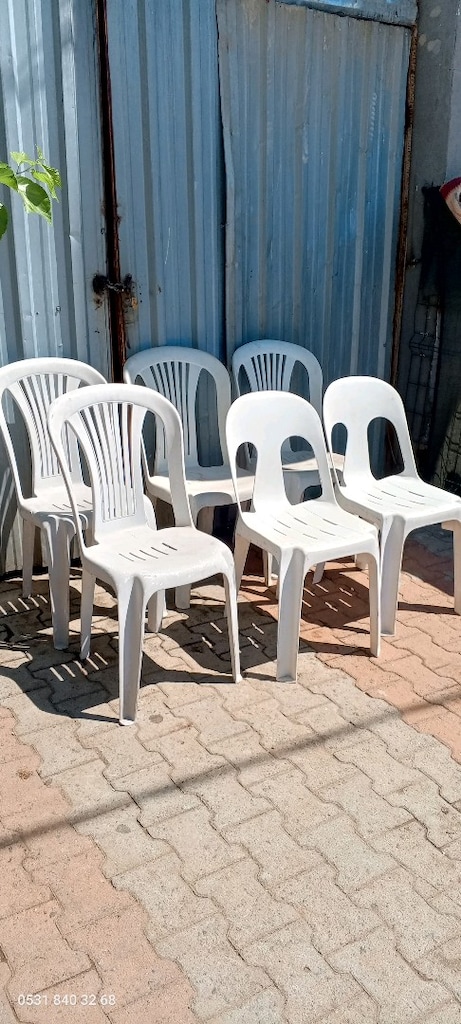 Kolsuz Plastik Sandalye - 7